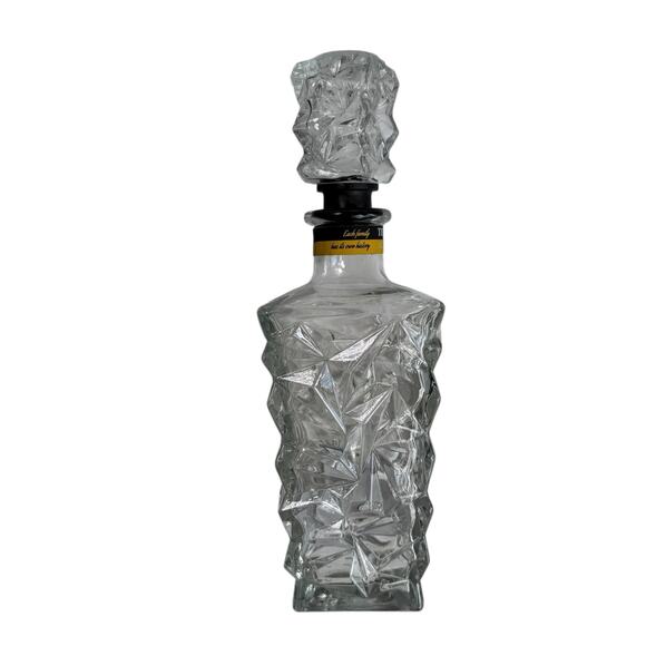EMPTY Mi Familia Flores Tequila Reposado Bottle Clear Crystal Bar Man Cave Decor - Picture 11 of 11